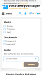 Mobile Screenshot of etiketten-guenstiger.com